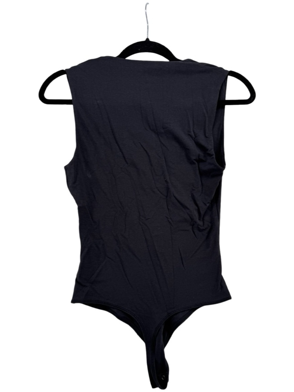 Abercrombie & Fitch Black V-Neck Bodysuit - Thong closure - Picture 7 of 8